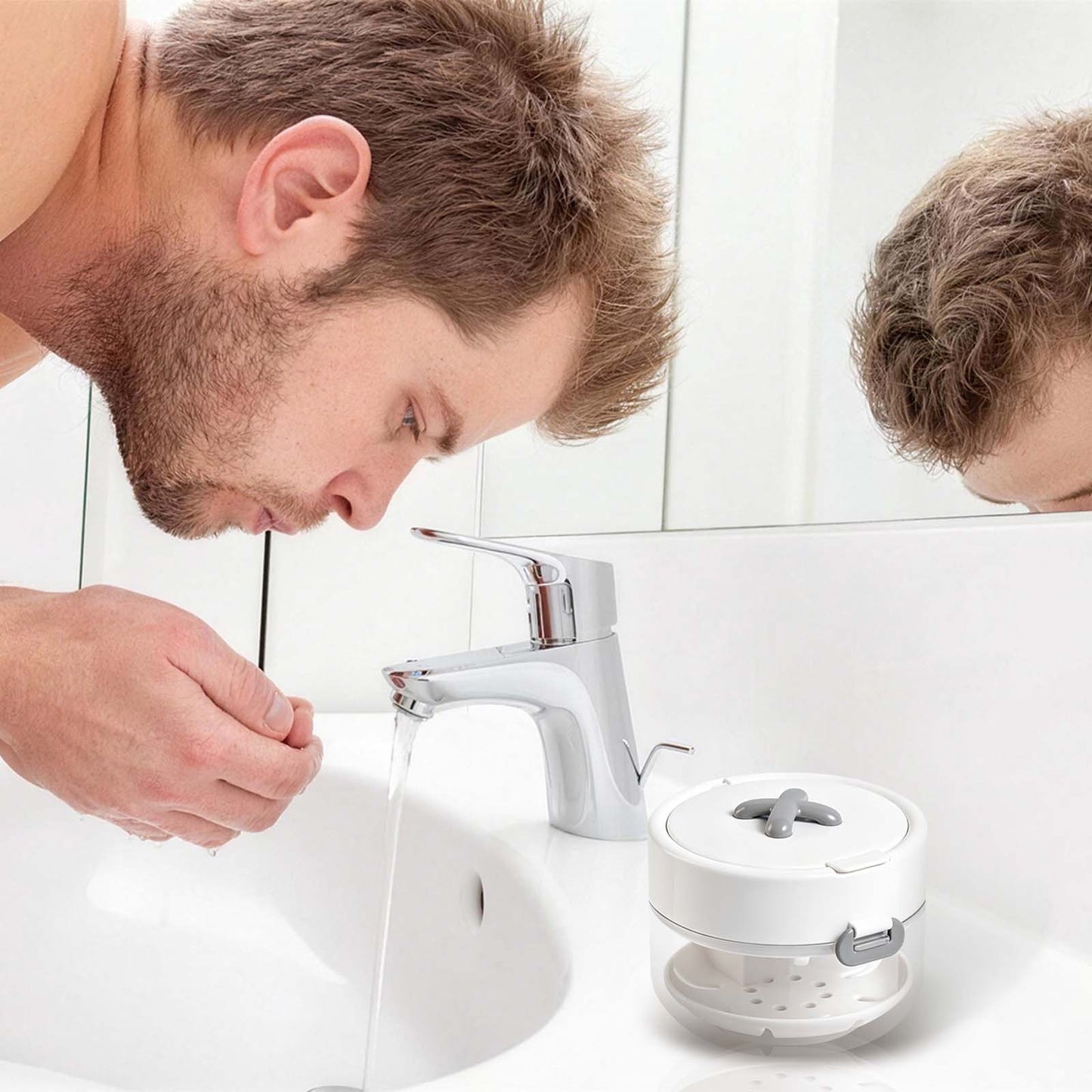 🧼3-in-1 Leak-Proof Denture Bath & Aligner Case with Strainer💖