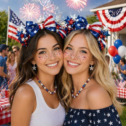 America 250 Face Tattoos🎆  — ⭐ 8 Designs⭐ Patriotic 4th of July Temporary Tattoos🦅🎉