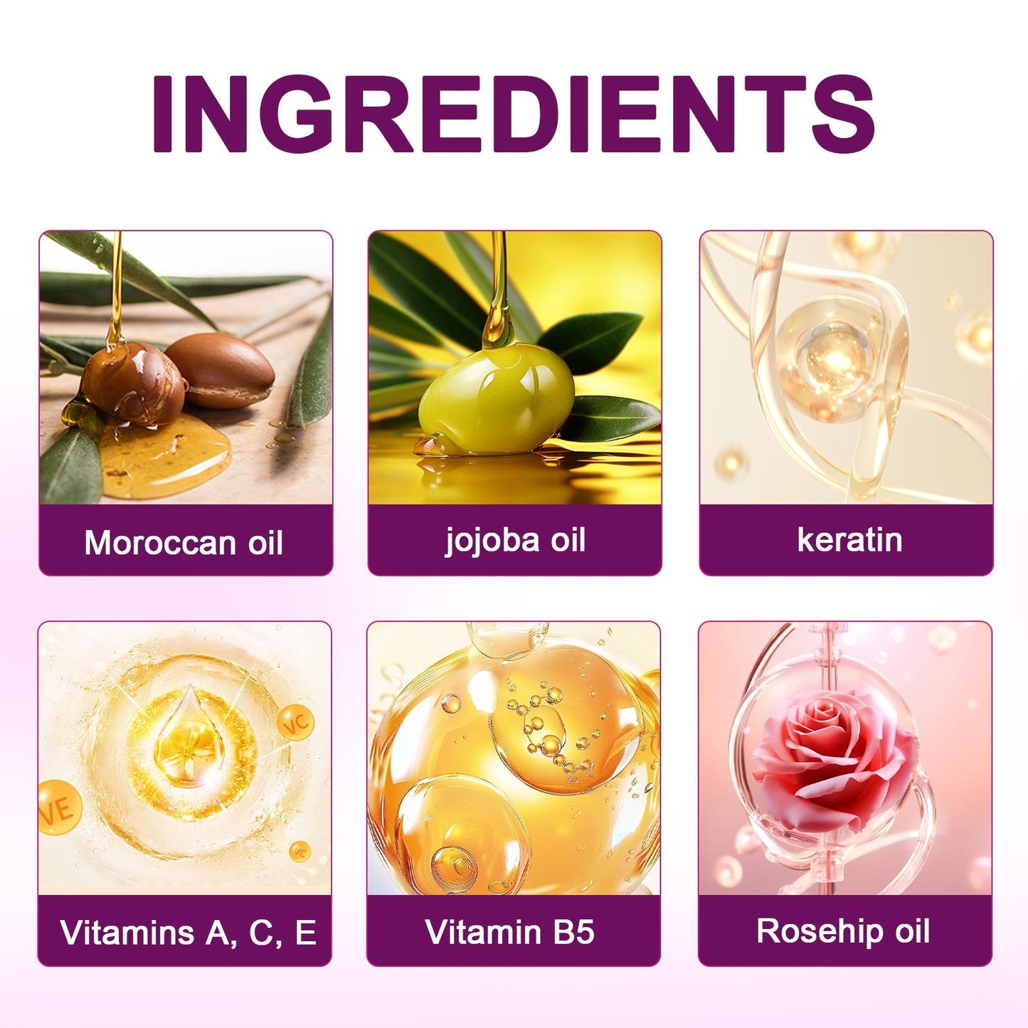✨Moroccan Argan Hair Serum Capsules | Anti-Brass & Heat Shield🪞