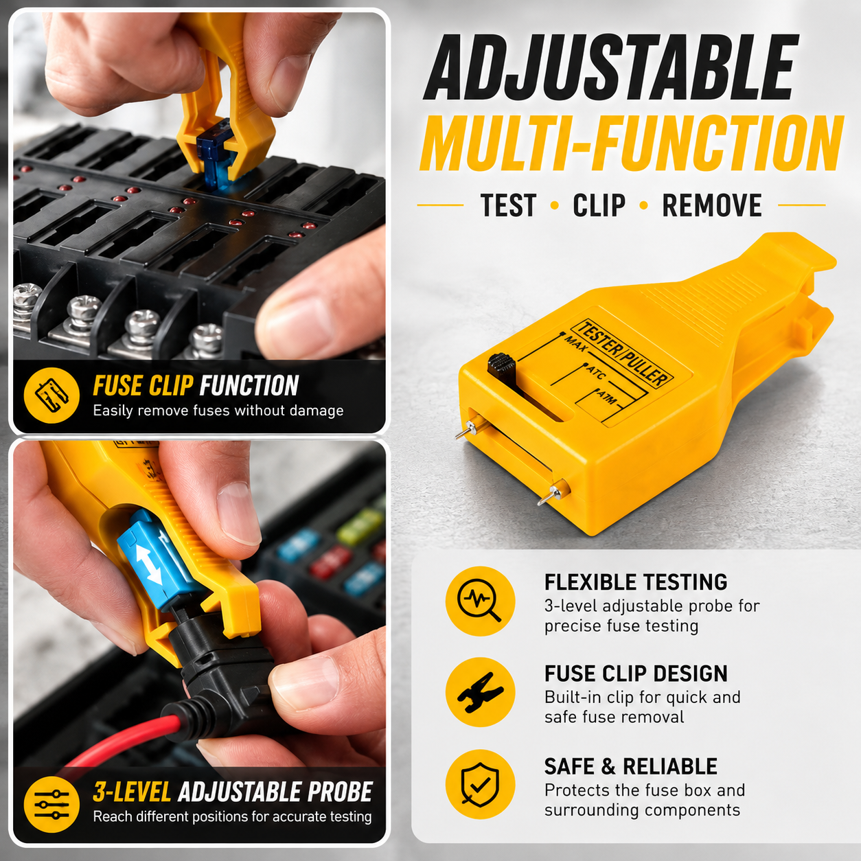 ⚙️2-in-1 Automotive Fuse Tester and Puller Tool with LED Indicator💡