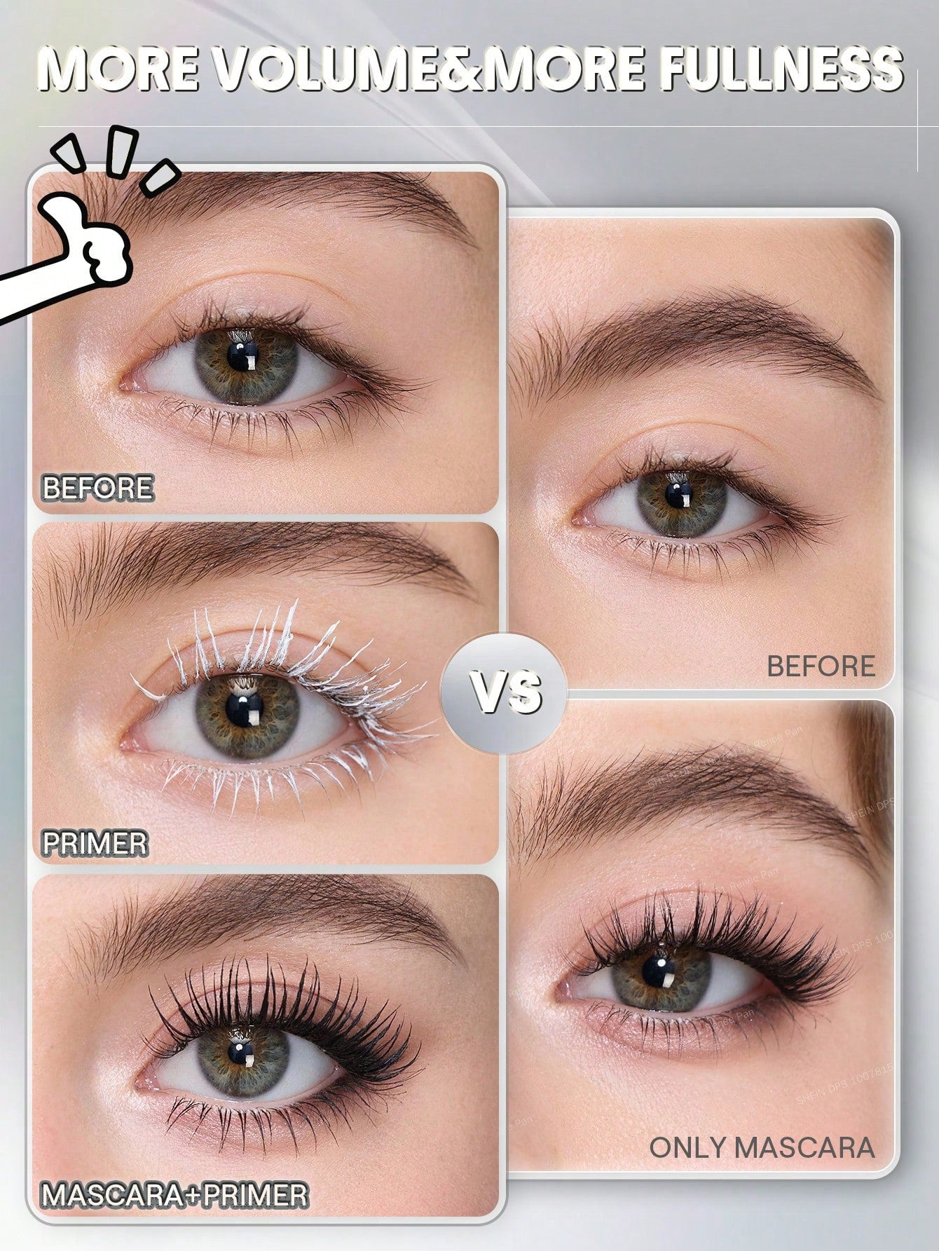 ☁️Crystal Shine Glitter Lash Topcoat - Diamond Sparkle Mascara✨