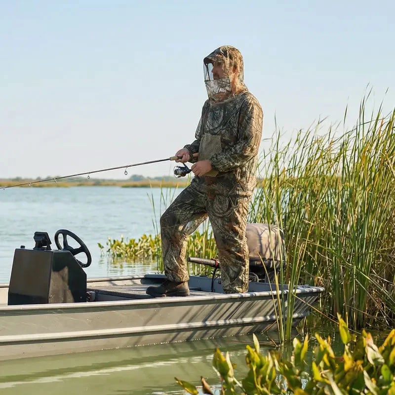 ✨Ultra-Lightweight Mesh Camo Suit - Breathable Bug Proof Outdoor Gear💨