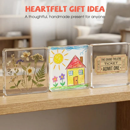✨DIY Clear Acrylic Fridge Magnets Set - 2"x2" Photo Frames (10/30 Pack)🎁