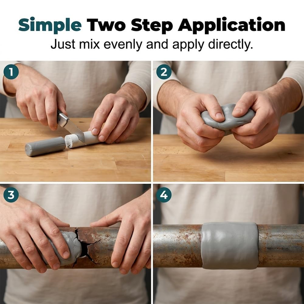 🔧Steel-Reinforced Epoxy Putty - Multi-Surface Repair Stick