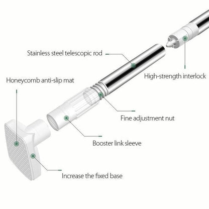 🏠 Drill-Free Adjustable Tension Rod – Instant Storage, Zero Wall Damage