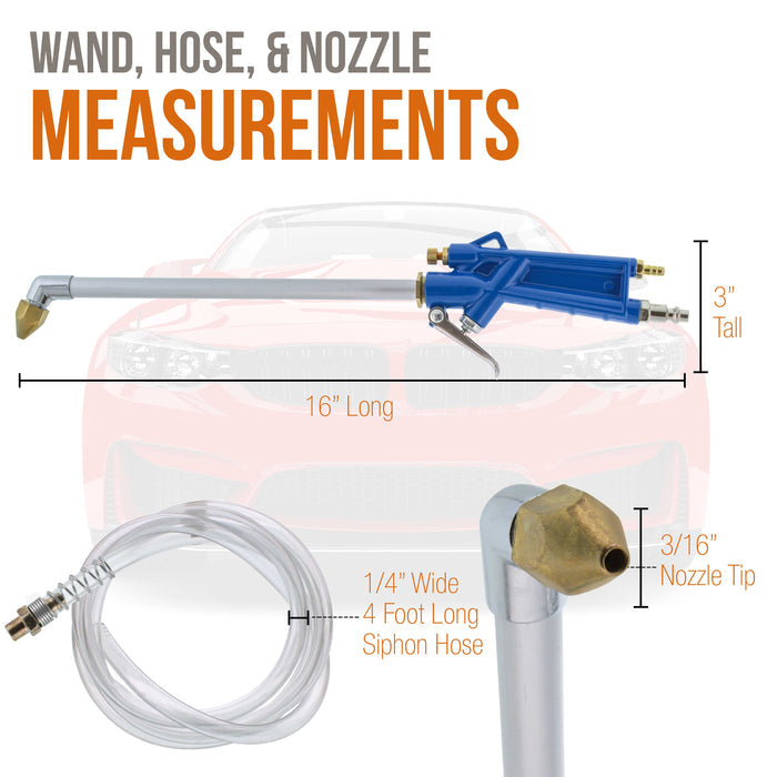 💨High-Pressure Engine Cleaning Gun with 1m Flexible Hose | Pro-Grade🛡️
