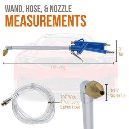 💨High-Pressure Engine Cleaning Gun with 1m Flexible Hose | Pro-Grade🛡️