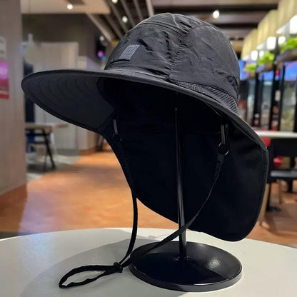 🌞Outdoor Sun Hat with Neck Flap | Breathable Wide Brim Fishing Cap✨