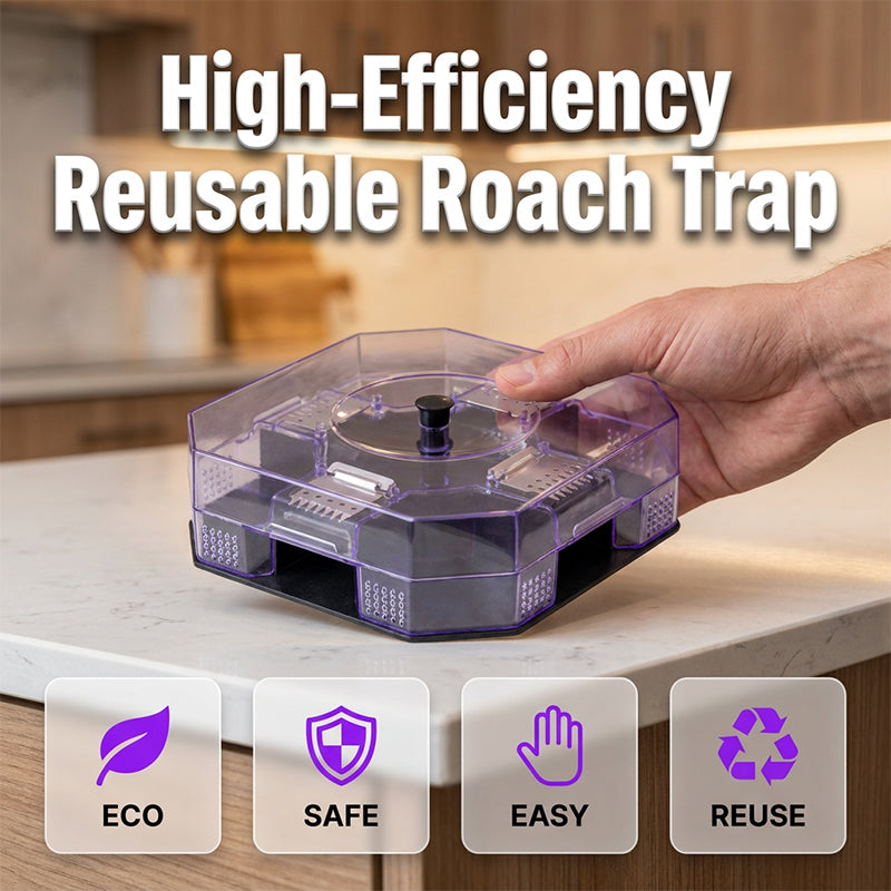 🌿Reusable Roach Trap | 100% Non-Toxic & Pet-Safe Catcher🎯🪳