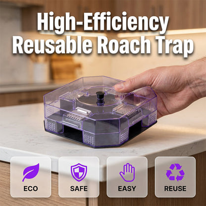 🌿Reusable Roach Trap | 100% Non-Toxic & Pet-Safe Catcher🎯🪳