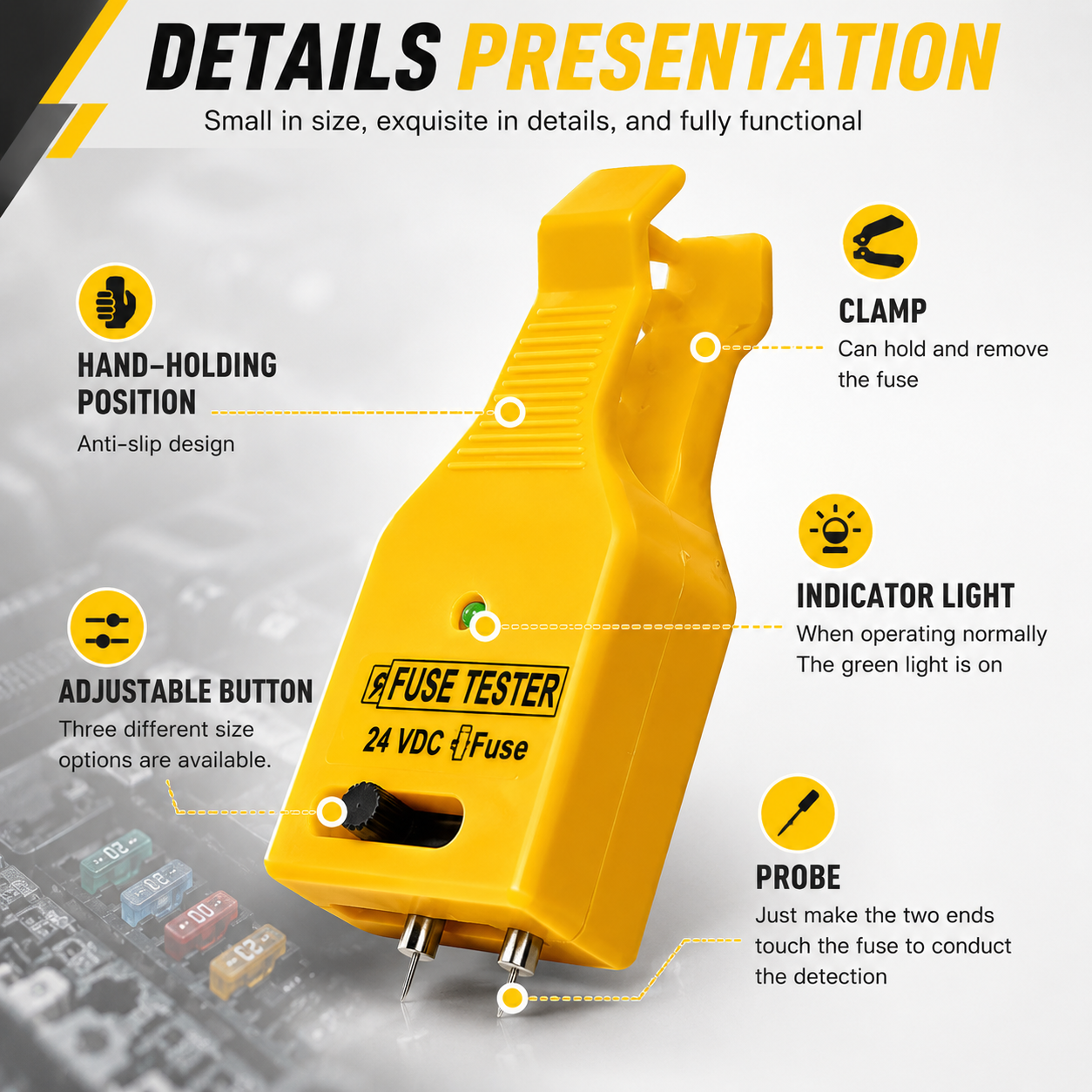 ⚙️2-in-1 Automotive Fuse Tester and Puller Tool with LED Indicator💡