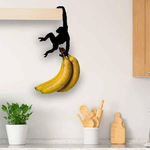🍌Monkey Banana Hook💪 - Under Cabinet Space Saving Fruit Hanger🧲