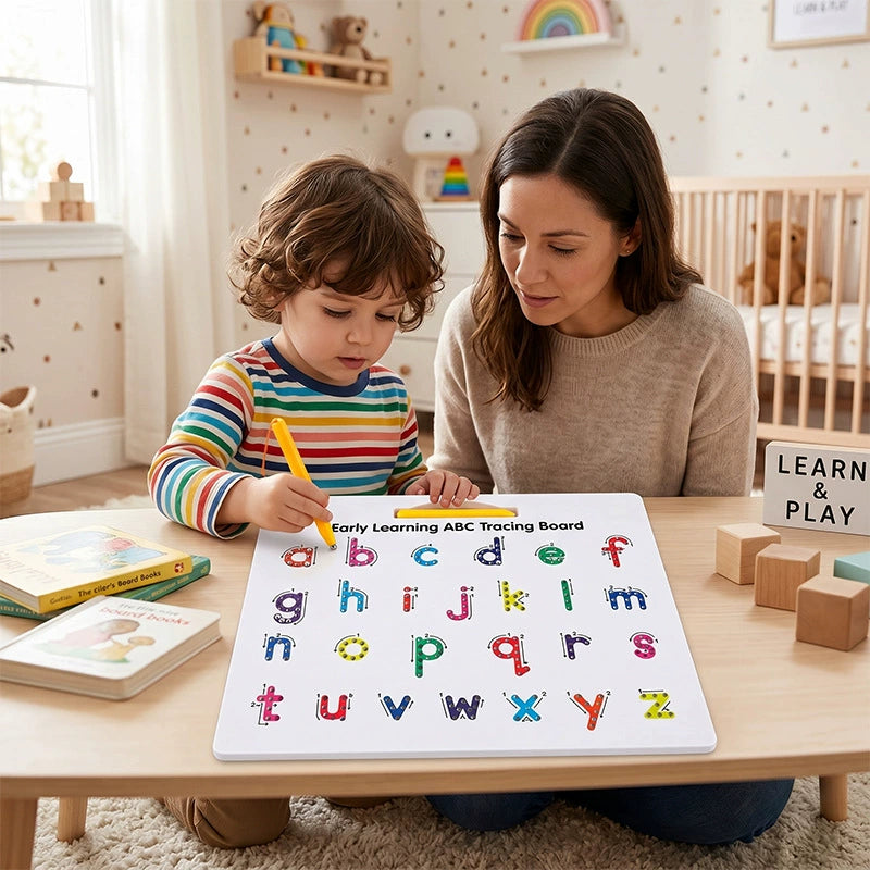 ✨Double-Sided Magnetic Tracing Board | Montessori Pre-Writing Toy