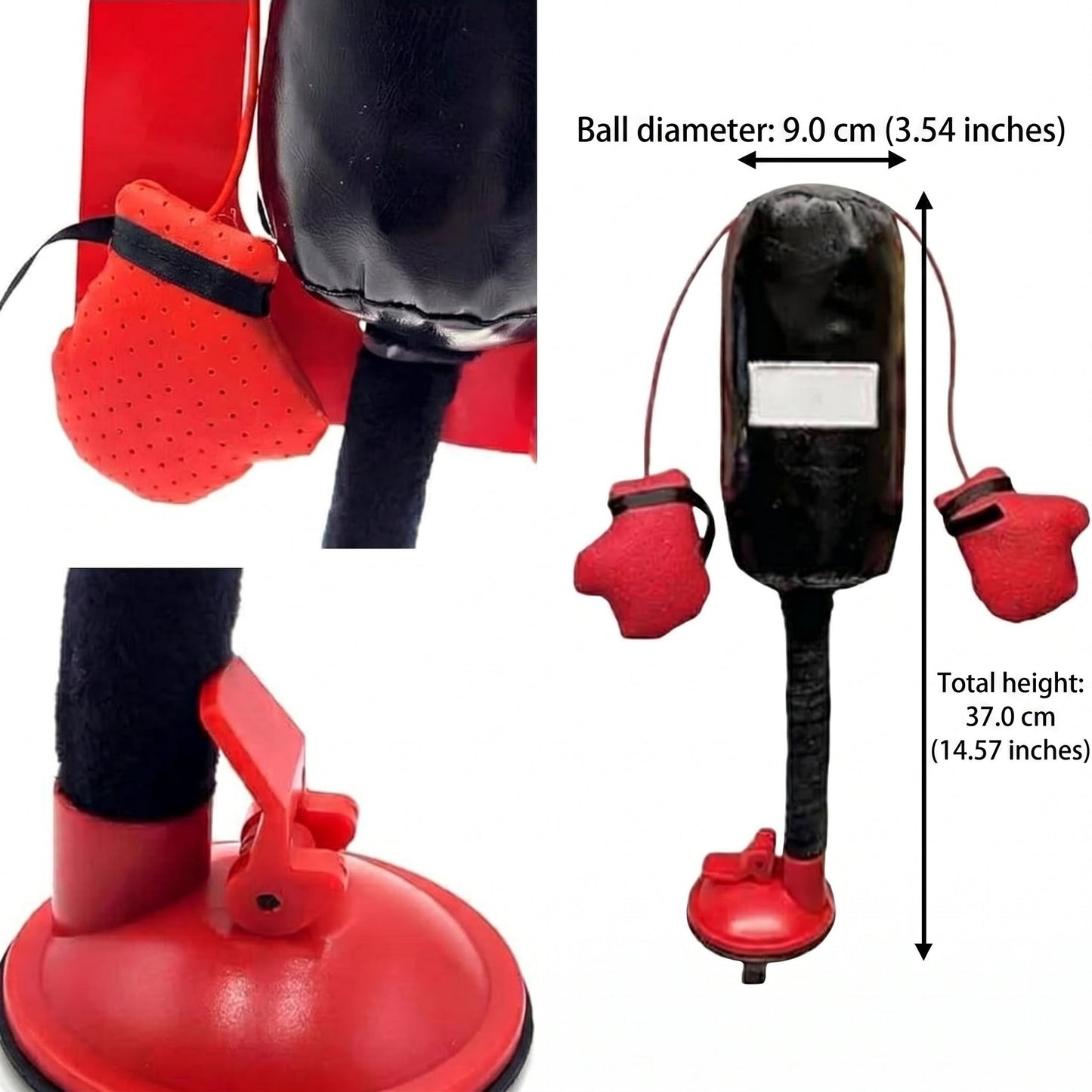 🥊Interactive Punching Bag Cat Toy - Suction Cup Boxing Gym