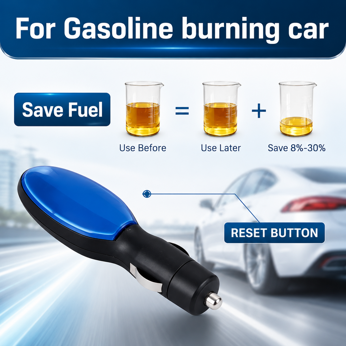 🚗 Smart 12V Car Fuel Saver — Ultra-Efficient Eco Plug
