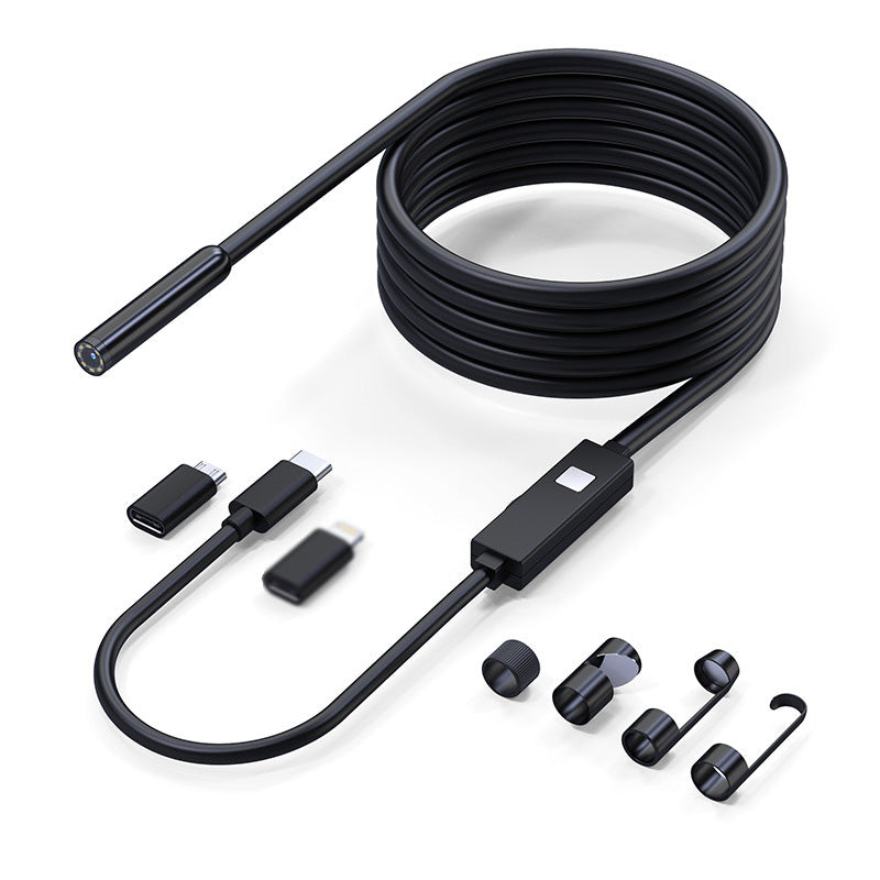 🔍200W HD Waterproof Endoscope Camera for iPhone & Android | 8mm Snake Cam✨