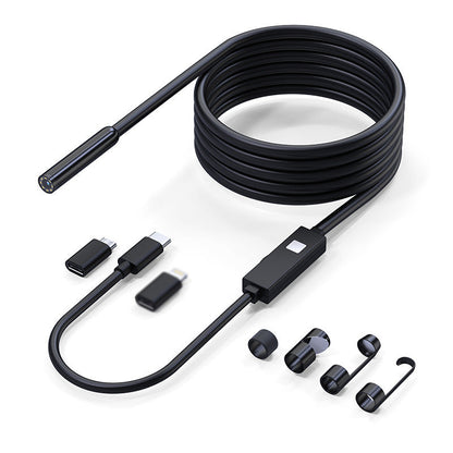 🔍200W HD Waterproof Endoscope Camera for iPhone & Android | 8mm Snake Cam✨