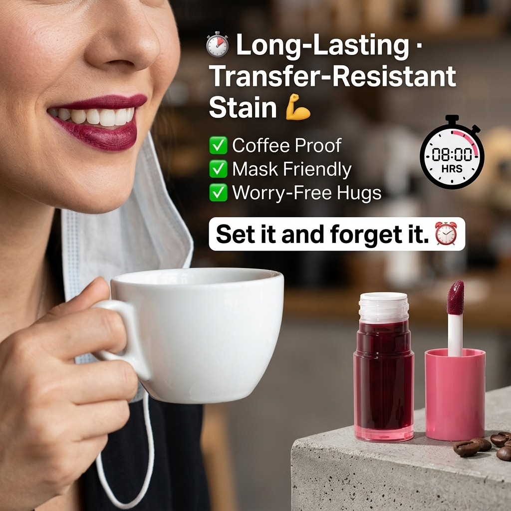 2-in-1 Hydrating Lip & Cheek Tint | Long-Wear Dewy Blush & Stain