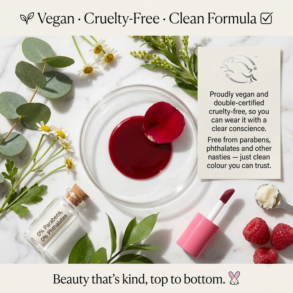 2-in-1 Hydrating Lip & Cheek Tint | Long-Wear Dewy Blush & Stain