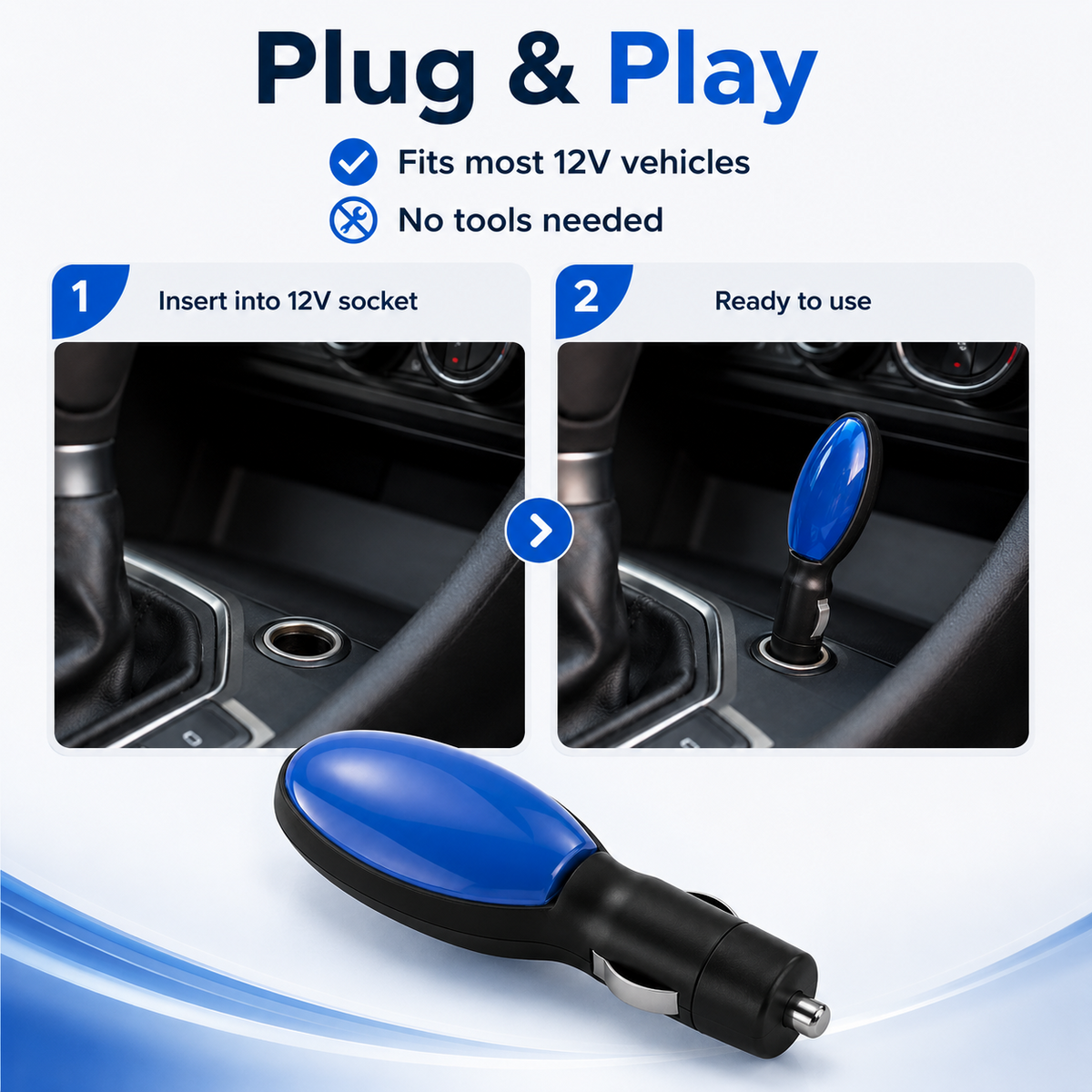 🚗 Smart 12V Car Fuel Saver — Ultra-Efficient Eco Plug