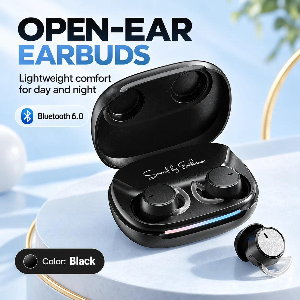 🌙 Mini Wireless Sleep Earbuds – Ultra-Light Comfort for Side Sleepers 🎧