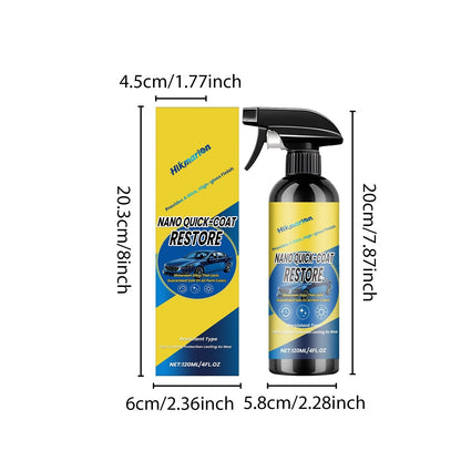 Nano automotive coating spraying – a professional spray coating with excellent hydrophobicity and UV protection.