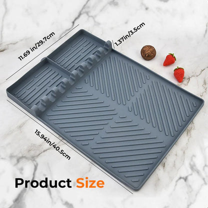 🍖 Silicone BBQ Side Shelf Mat – Clean Grill, Easy Cook 🔥