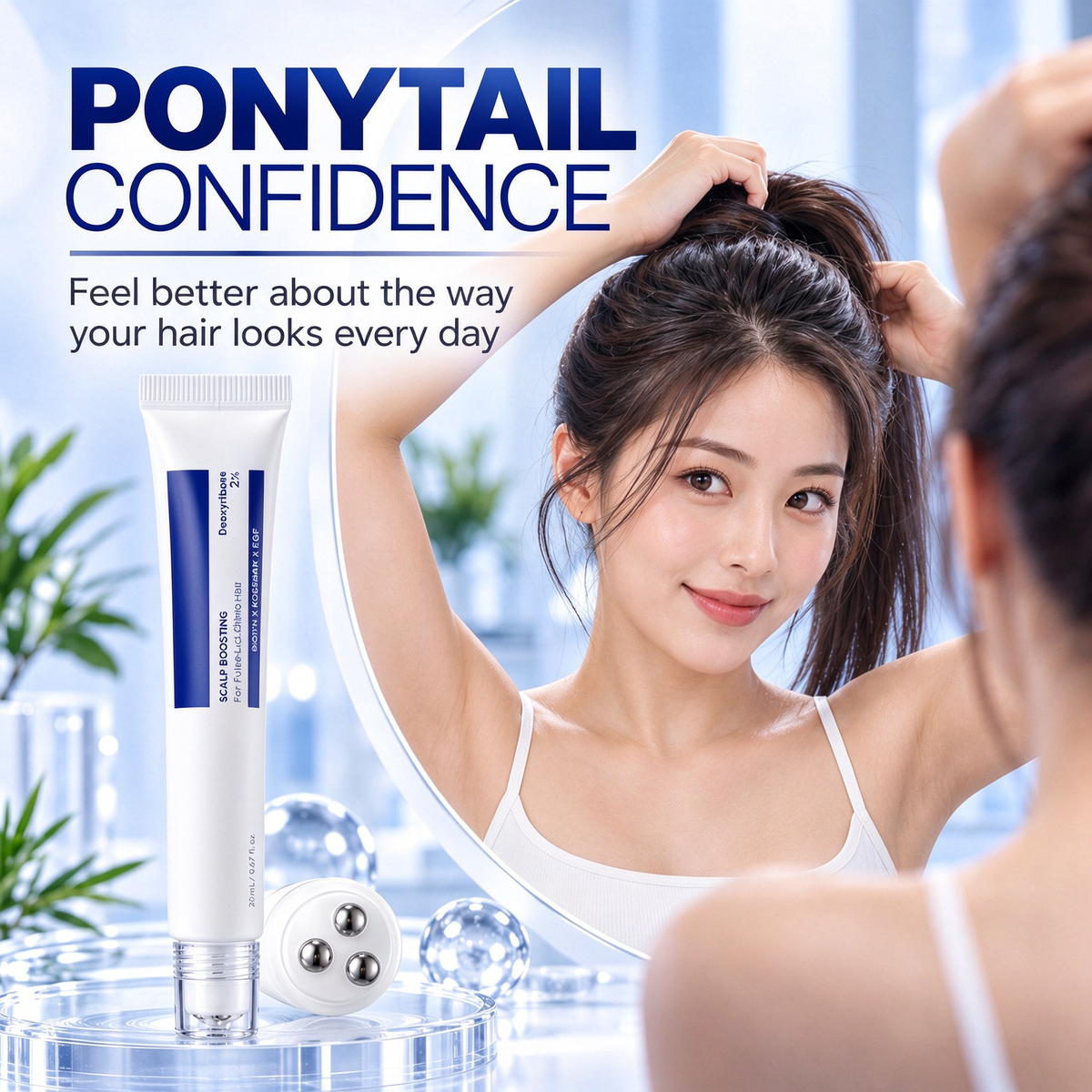 💧 Deoxyribose Scalp Serum 🌿 – Roll-On Scalp Care Serum