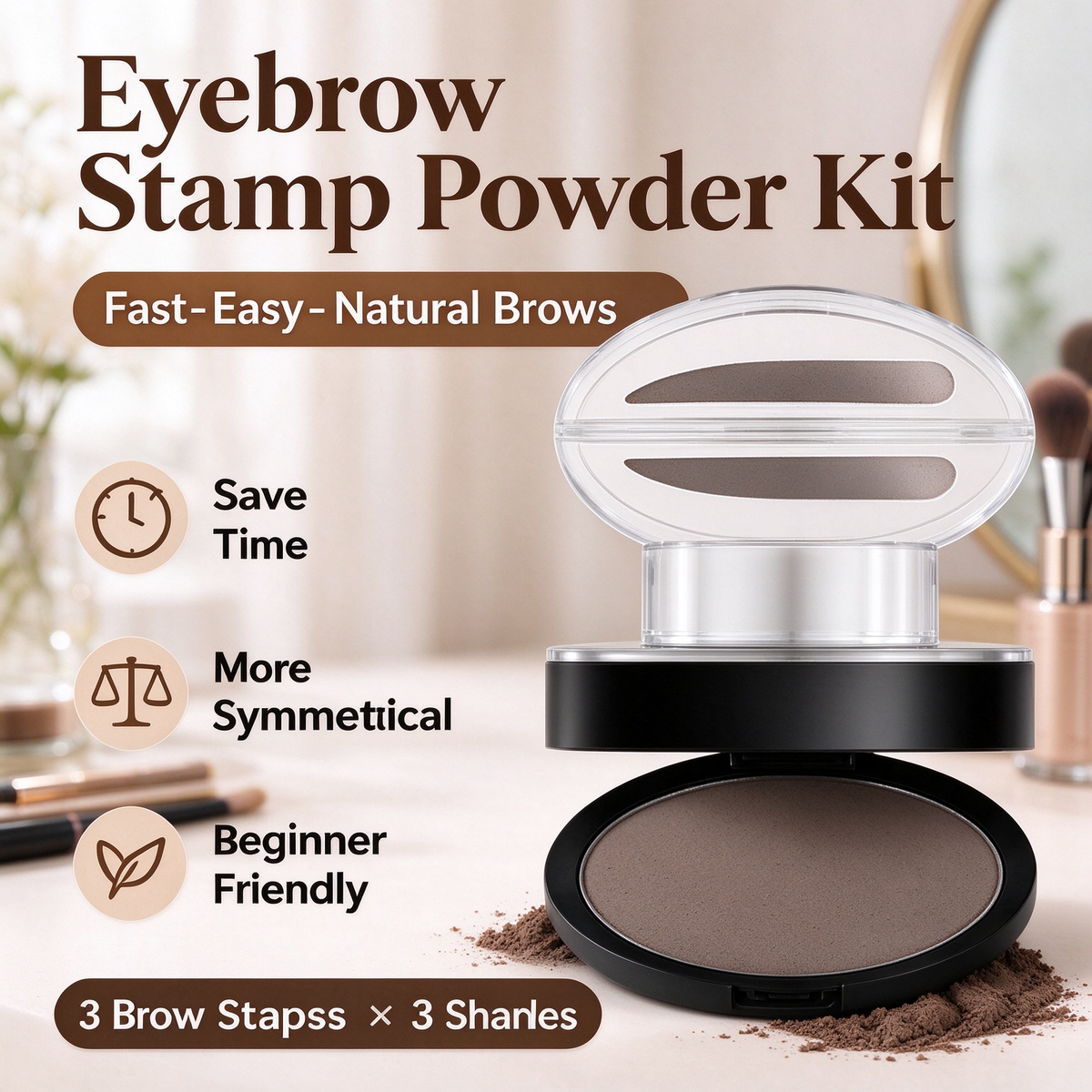 Eyebrow Stamp Powder Kit