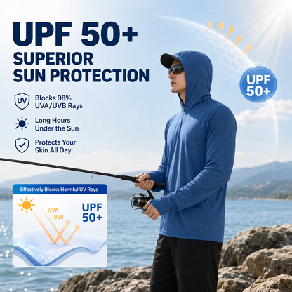 Unisex Summer Ice-Silk Sun Protection Hoodie☀️