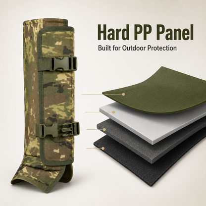 Unisex Adjustable Outdoor Snake-Resistant Leg Gaiters, Abrasion-Resistant Durable Fabric Protective Gear for Hunting, Hiking