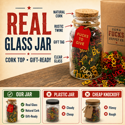A Jar of Fs to Give – Funny Office Gag Gift💡