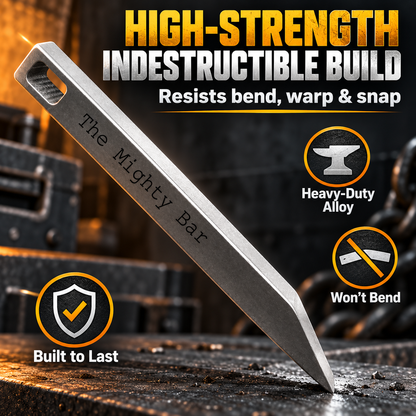 🛠️Powerful pry bar - Extra strong keychain pry bar, suitable for everyday use