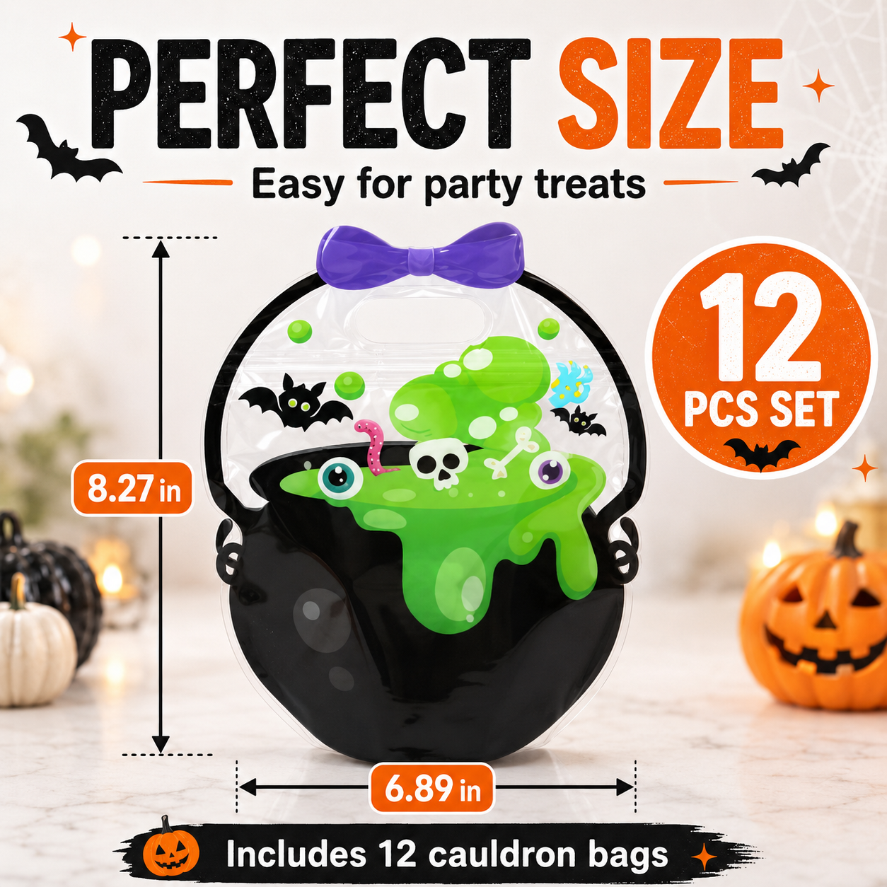 🎃 Stand-Up Halloween Goodie Bags