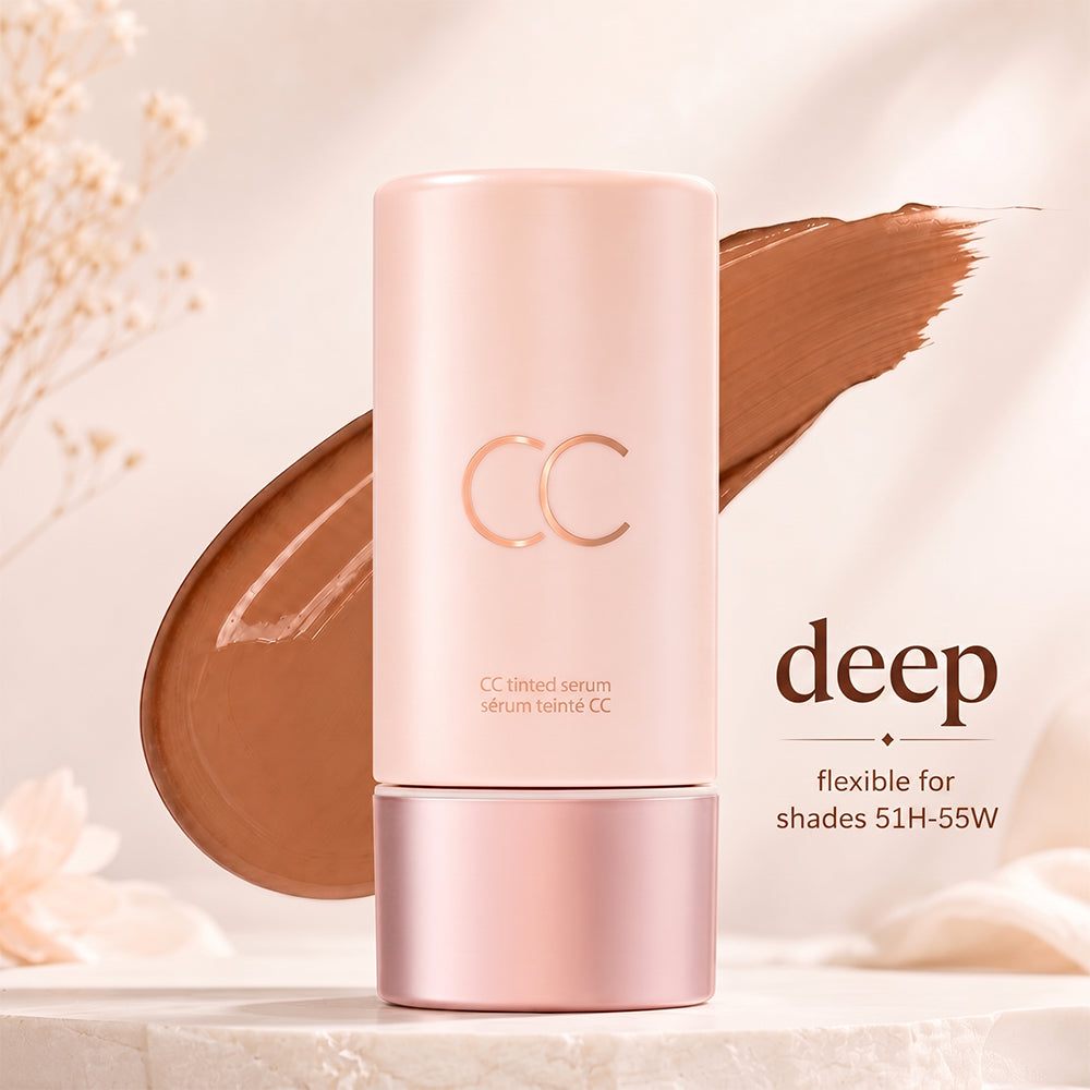 CC Color-Correcting Tinted Serum | Hydrating Skin-Adaptive Foundation