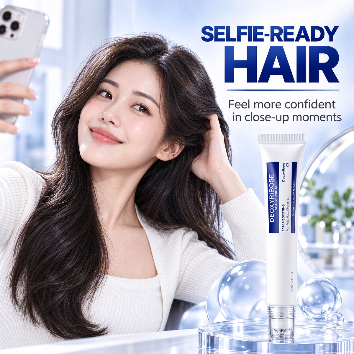 💧 Deoxyribose Scalp Serum 🌿 – Roll-On Scalp Care Serum
