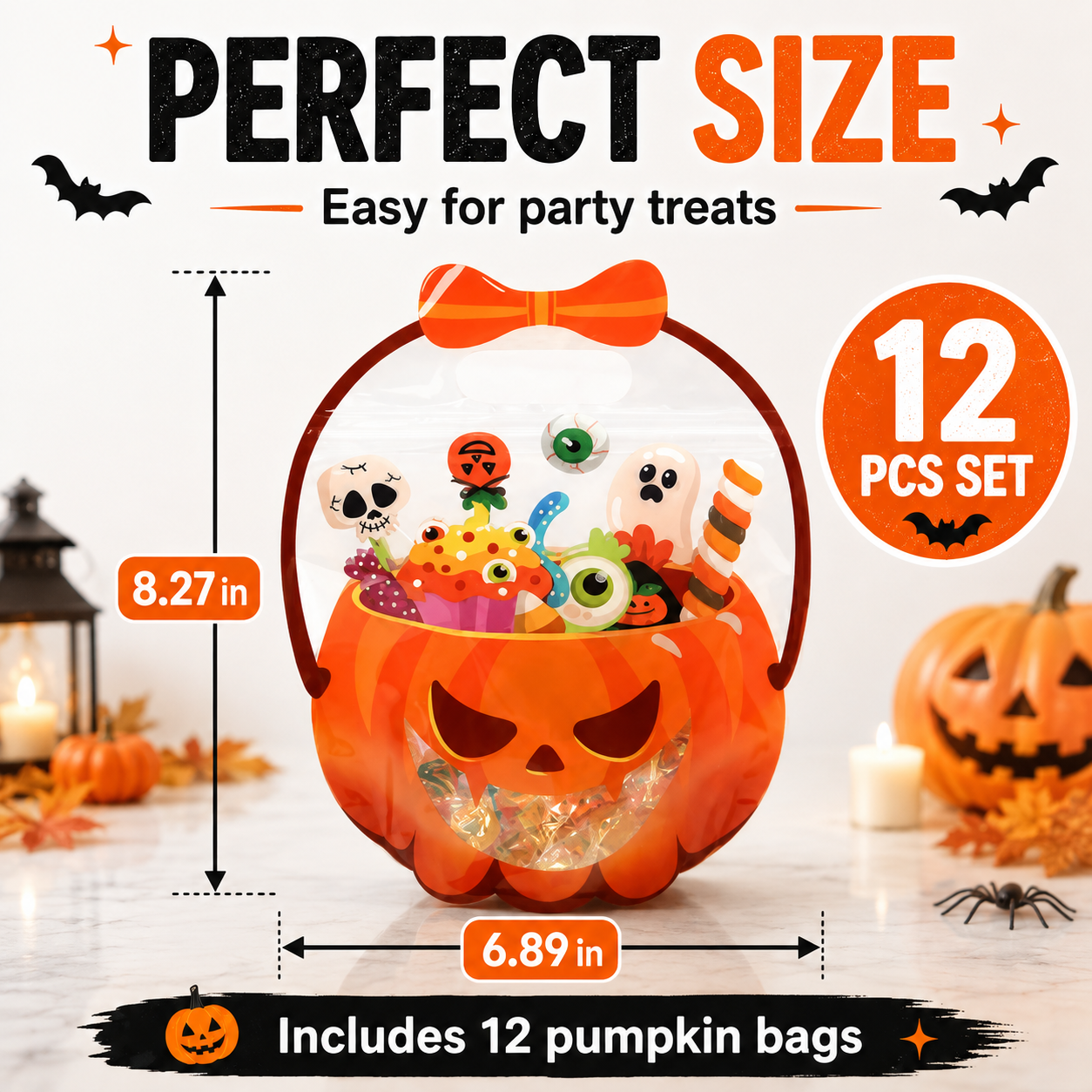 🎃 Pumpkin Bucket (12 Pack)