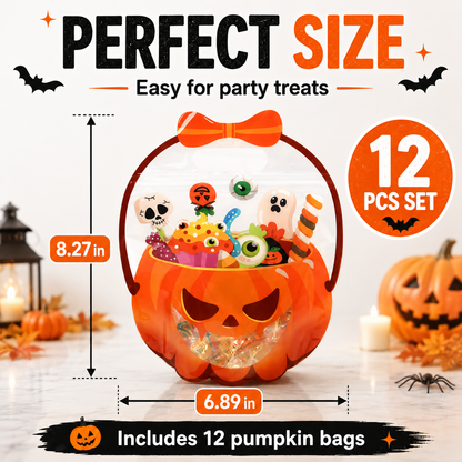 🎃 Stand-Up Halloween Goodie Bags
