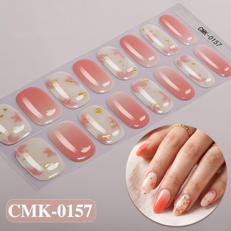 UV-Free Gel Nail Wraps | 5-Minute Salon-Shine Manicure