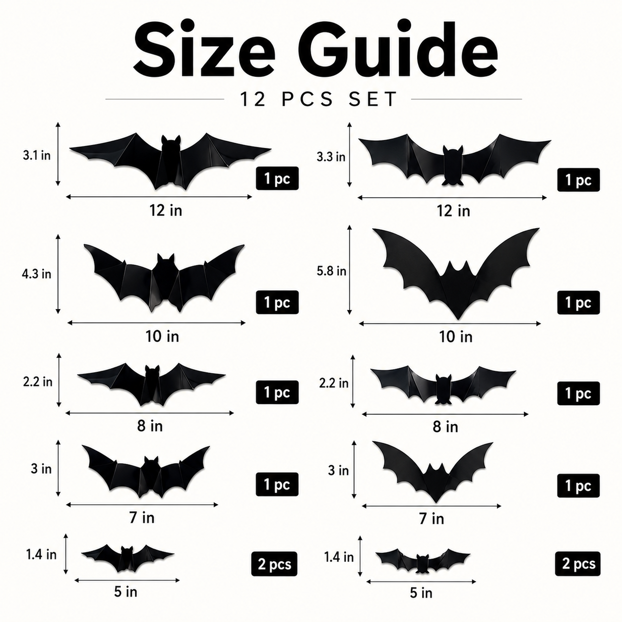Glowing 3D Halloween Bat Decor 🦇🎃