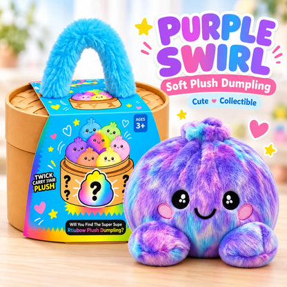 🥟 Rainbow Dumpling Plush Blind Box 🌈 – Cute Mystery Stuffed Toy