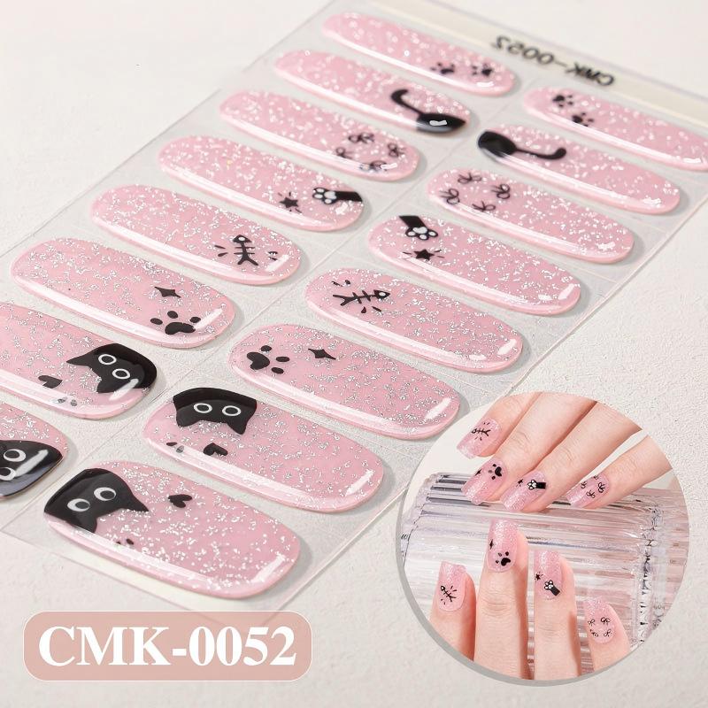 UV-Free Gel Nail Wraps | 5-Minute Salon-Shine Manicure