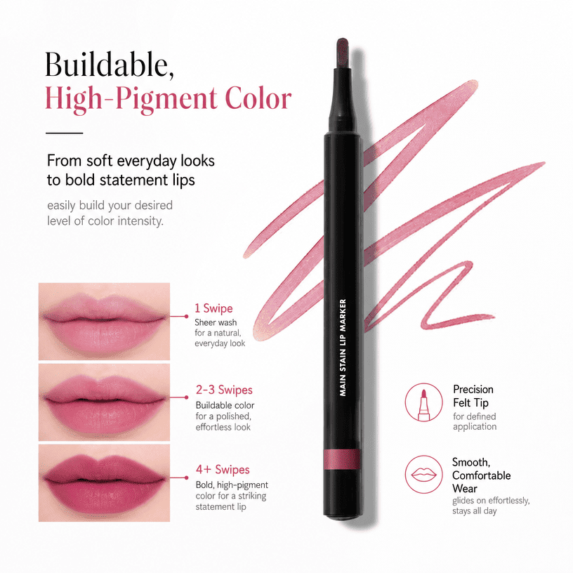 Lip Stain Liner Pen – Define & Last All Day