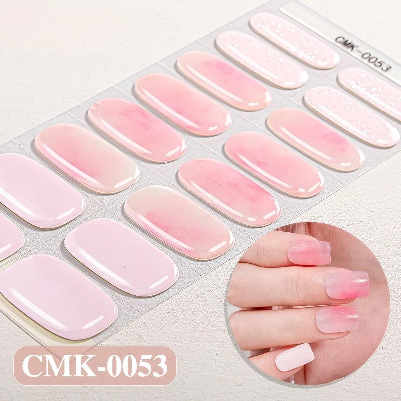 UV-Free Gel Nail Wraps | 5-Minute Salon-Shine Manicure