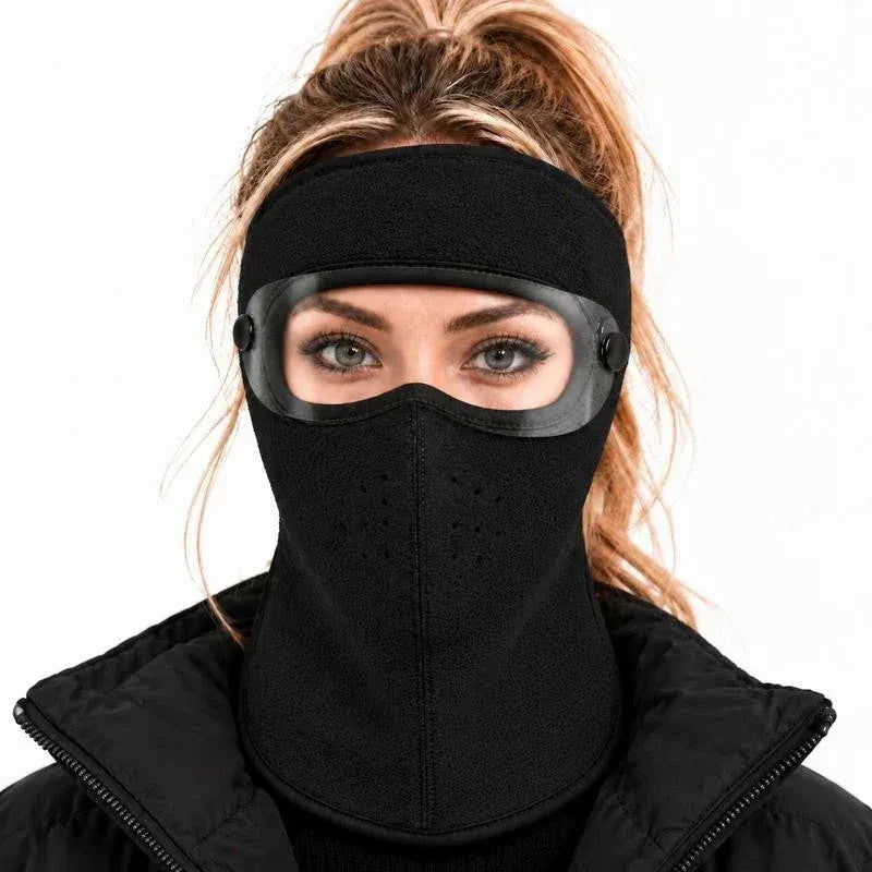 Warm Breathable Face Cover for Winter Cycling & Trail Adventures