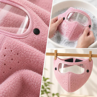 Warm Breathable Face Cover for Winter Cycling & Trail Adventures