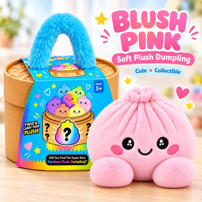 🥟 Rainbow Dumpling Plush Blind Box 🌈 – Cute Mystery Stuffed Toy