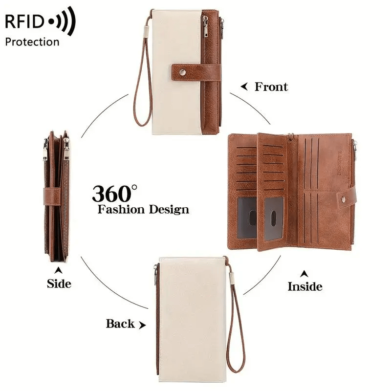 women-s-long-wallet-stylish-clutch-elegant-solid-color-rfid-blocking-leather-wallet-3588