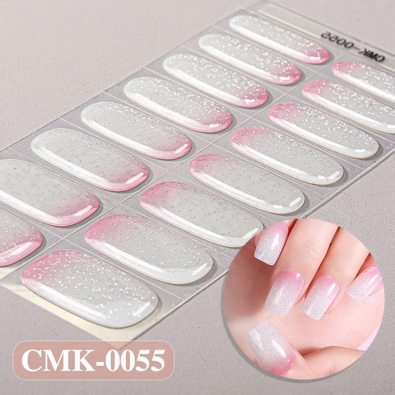 UV-Free Gel Nail Wraps | 5-Minute Salon-Shine Manicure