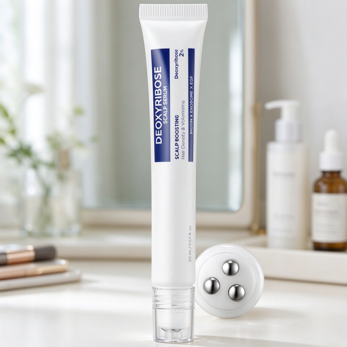 💧 Deoxyribose Scalp Serum 🌿 – Roll-On Scalp Care Serum
